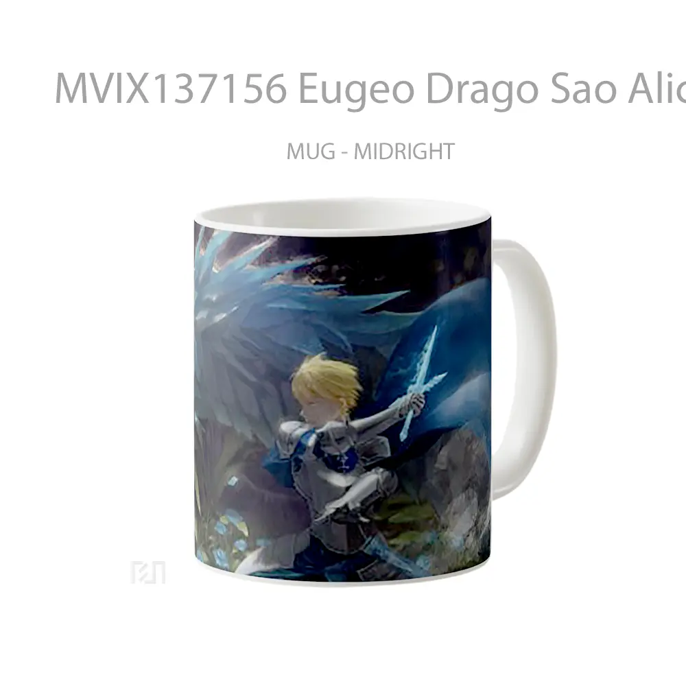 Mug Eugeo Drago Sao Aliciazation Gelas Keramik Unik - All-side / Desain