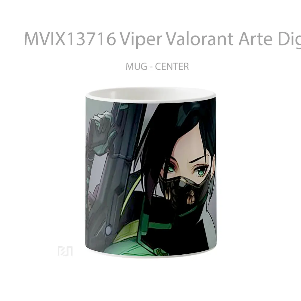 Mug Viper Valorant Arte Digital Cangkir Gamer