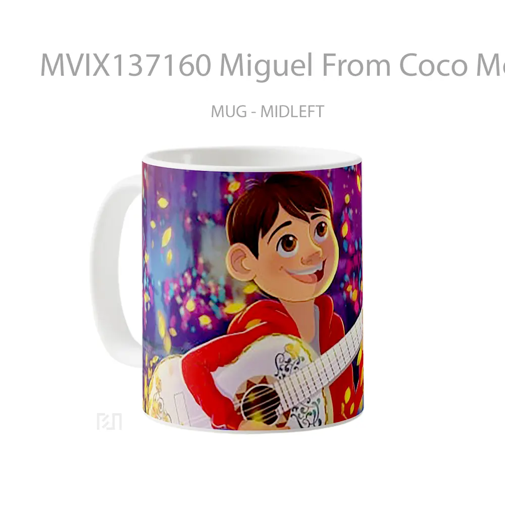 Mug Miguel From Coco Movie Gelas Keramik Unik - All-side / Desain