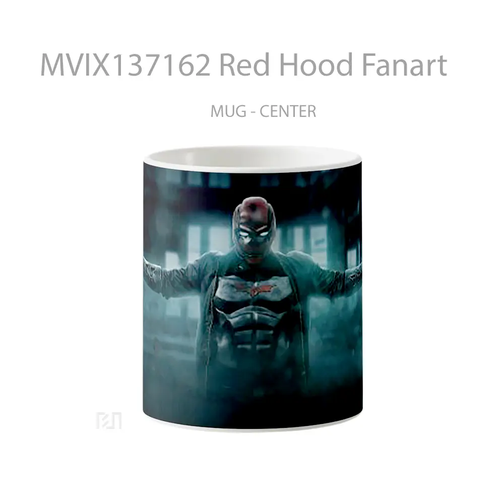 Mug Red Hood Fanart Gelas Superhero