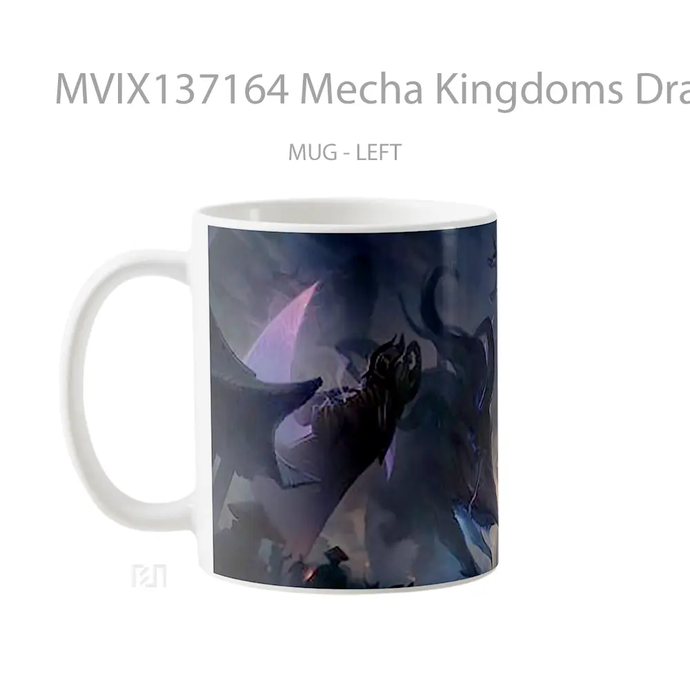 Mug Mecha Kingdoms Draven Splash Art Gelas Keramik Unik - All-side / Desain