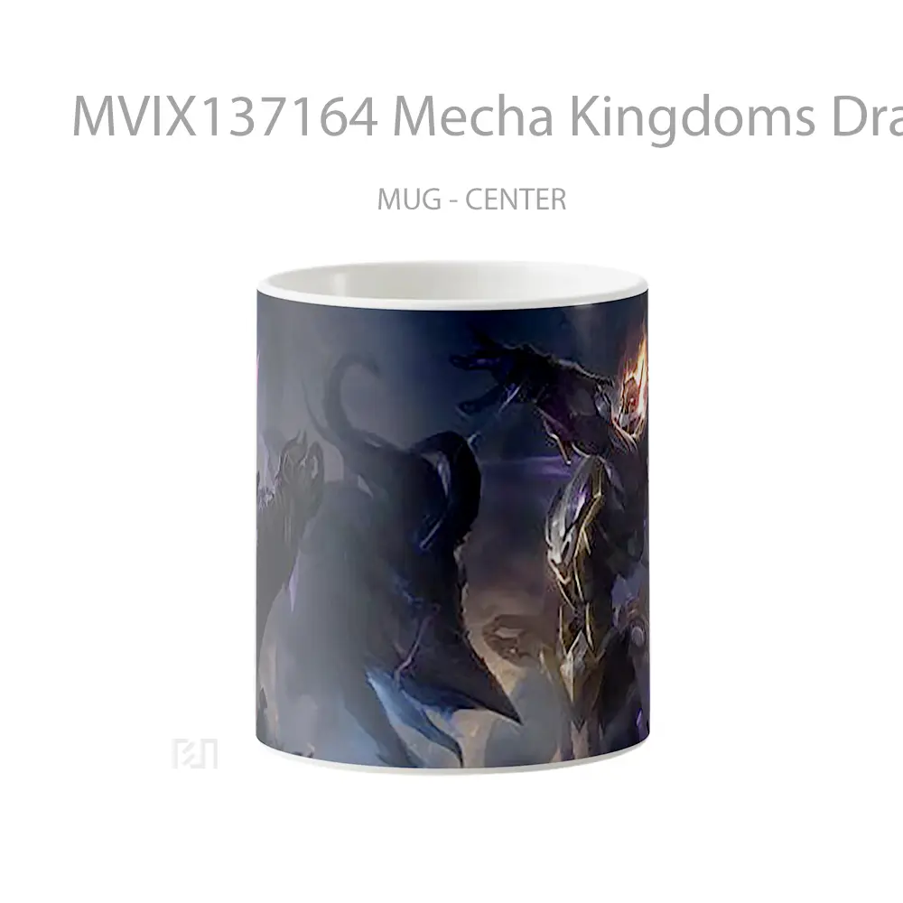 Mug Mecha Kingdoms Draven Splash Art Gelas Keramik Unik