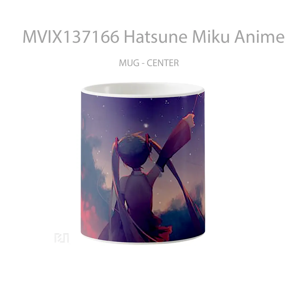 Mug Hatsune Miku Anime Girl V1 Cangkir Anime