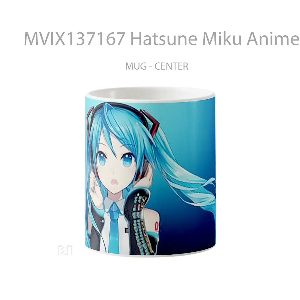 Mug Hatsune Miku Anime Girl Vocaloid Cangkir Anime