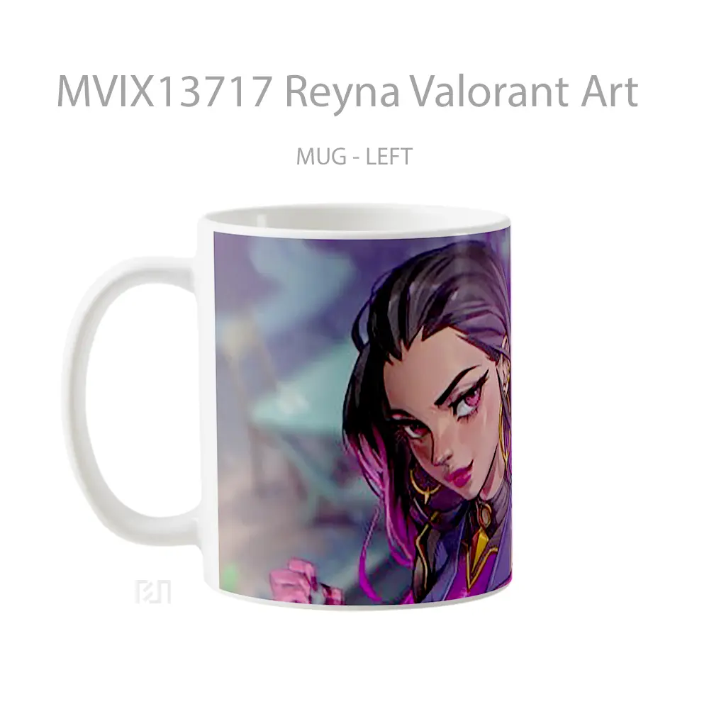 Mug Reyna Valorant Art Cangkir Gamer - All-side / Desain