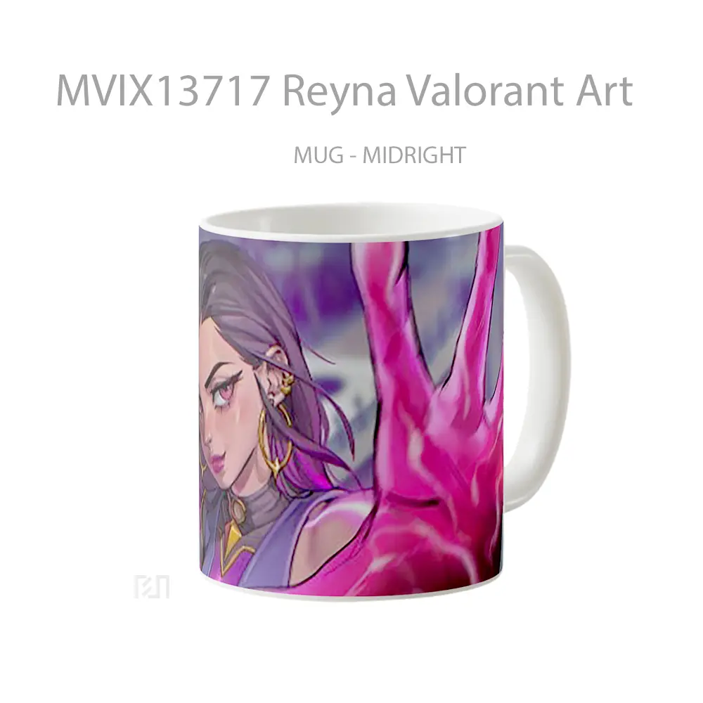 Mug Reyna Valorant Art Cangkir Gamer - All-side / Desain