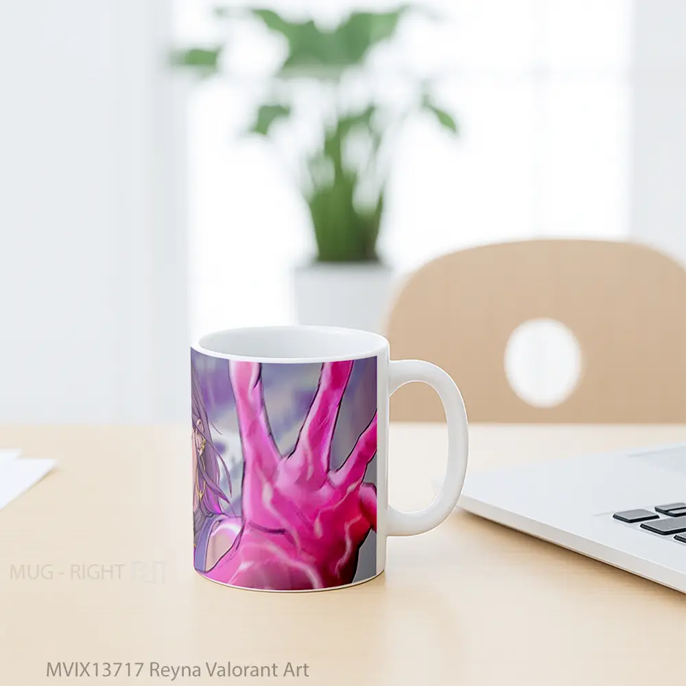 Mug Reyna Valorant Art Cangkir Gamer - All-side / Desain