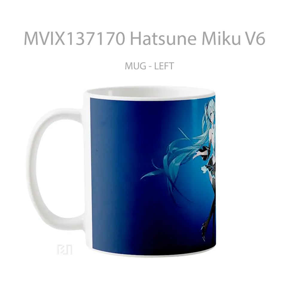 Mug Hatsune Miku V6 Gelas Keramik Unik - All-side / Desain