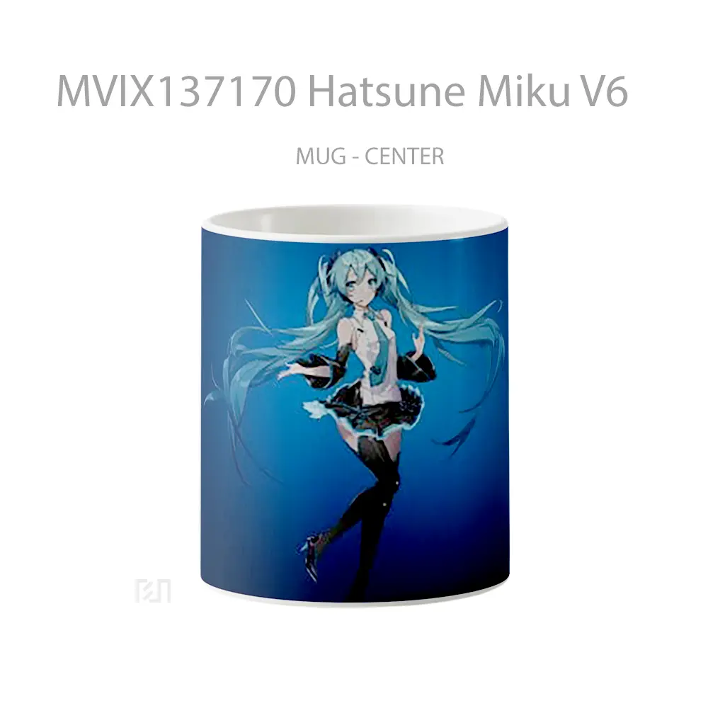 Mug Hatsune Miku V6 Gelas Keramik Unik