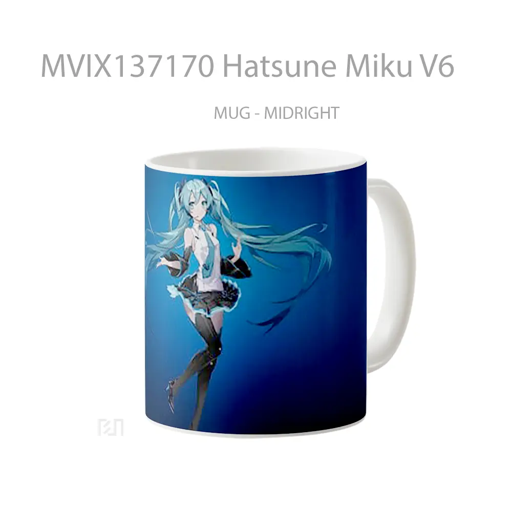 Mug Hatsune Miku V6 Gelas Keramik Unik - All-side / Desain