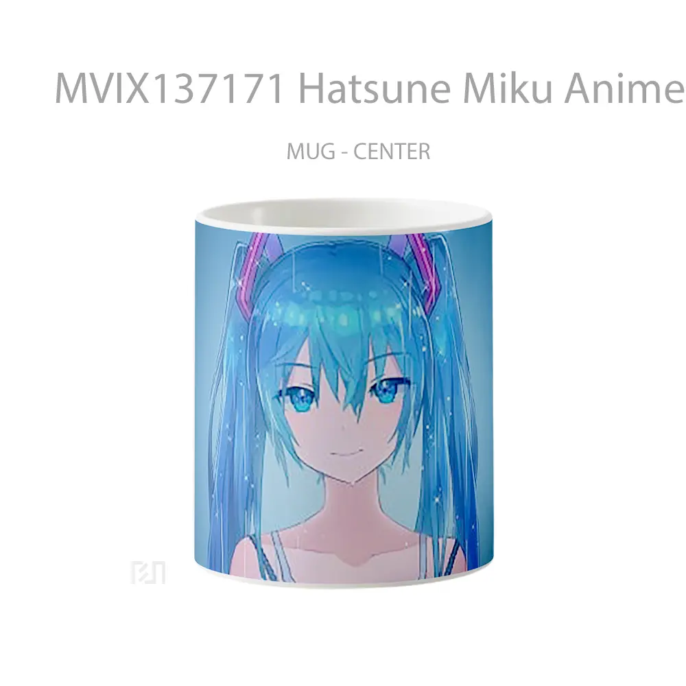 Mug Hatsune Miku Anime Girl V2 Cangkir Anime