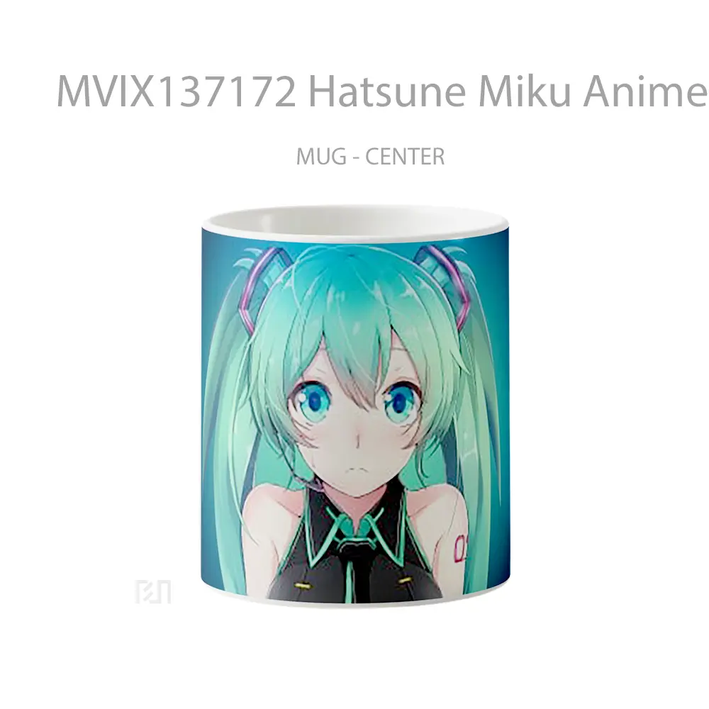 Mug Hatsune Miku Anime Girl V3 Cangkir Anime