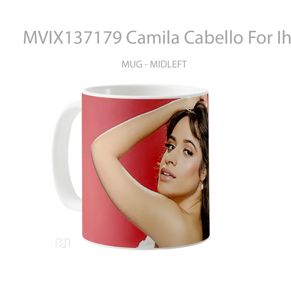 Mug Camila Cabello For Iheart Gelas Selebriti - All-side / Desain