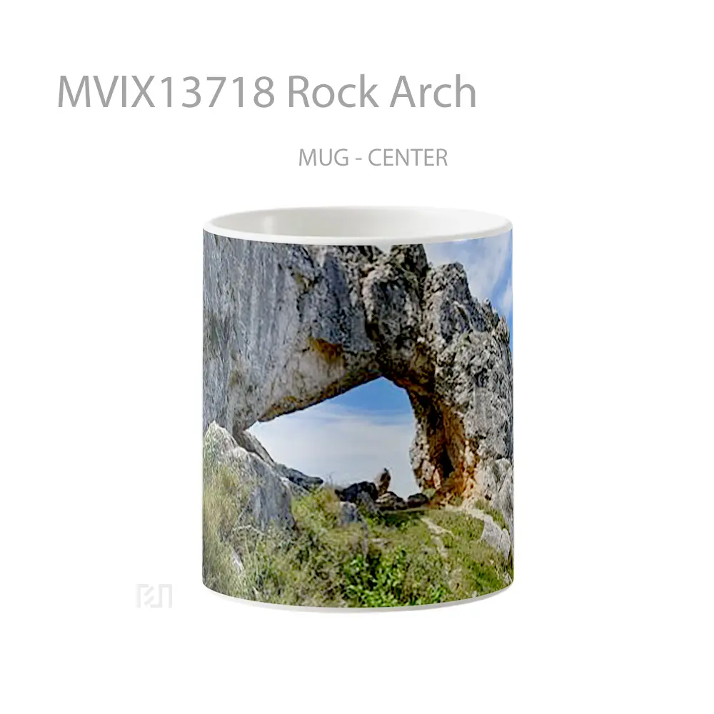 Mug Rock Arch Gelas Keramik Unik