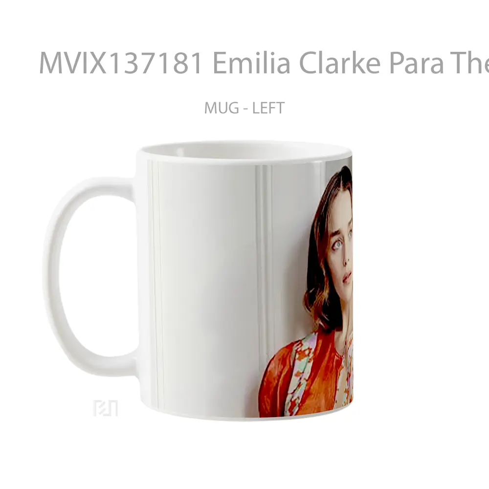 Mug Emilia Clarke Para The Observer Magazine Gelas Keramik Unik - All-side / Desain