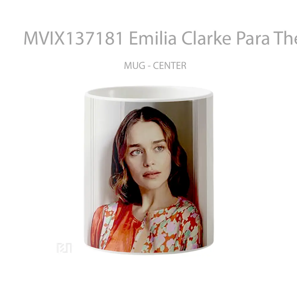 Mug Emilia Clarke Para The Observer Magazine Gelas Keramik Unik
