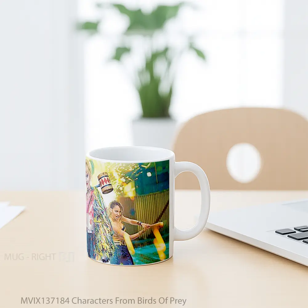 Mug Characters From Birds Of Prey Gelas Hewan Lucu - All-side / Desain
