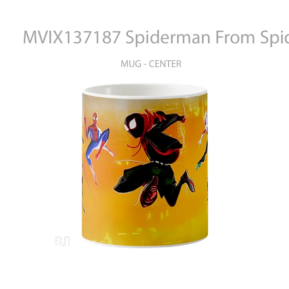 Mug Spiderman From Spiderverse Jumping Gelas Superhero
