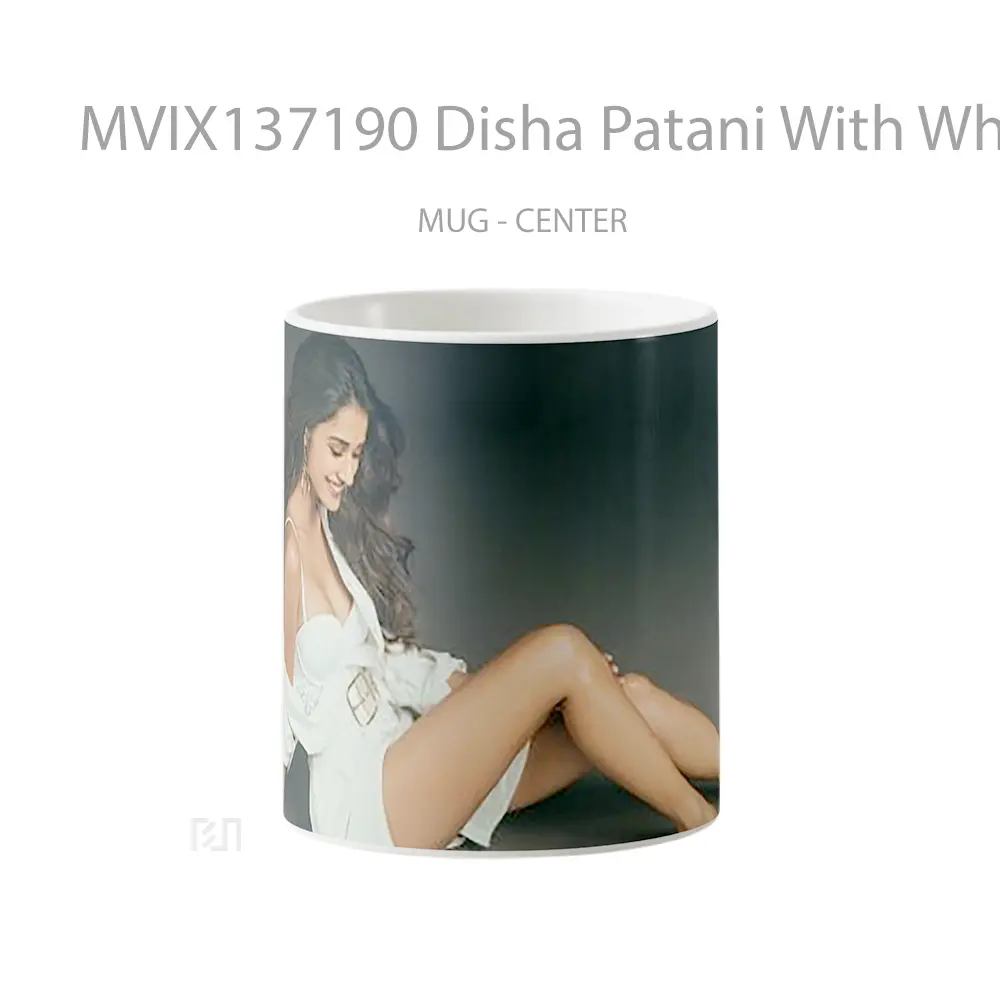 Mug Disha Patani With White Dress Gelas Keramik Unik