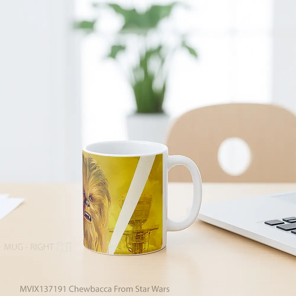 Mug Chewbacca From Star Wars Gelas Star Wars - All-side / Desain