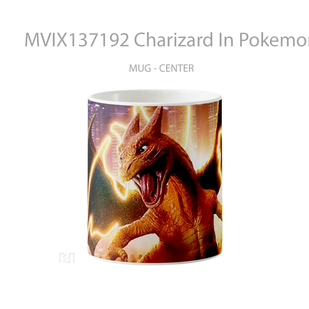 Mug Charizard In Pokemon Detective Pikachu Cangkir Anime