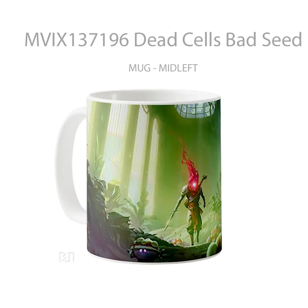Mug Dead Cells Bad Seed Gelas Keramik Unik - All-side / Desain