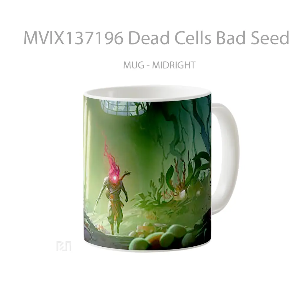 Mug Dead Cells Bad Seed Gelas Keramik Unik - All-side / Desain