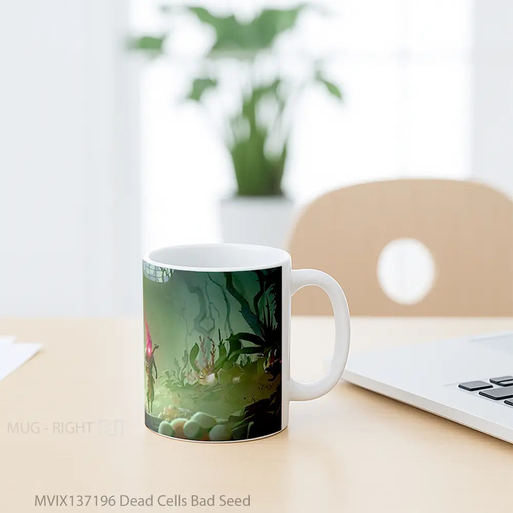 Mug Dead Cells Bad Seed Gelas Keramik Unik - All-side / Desain