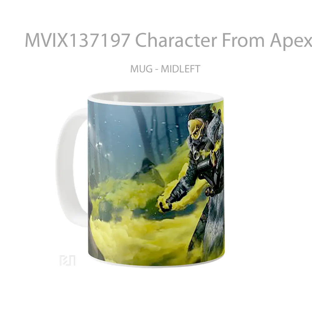 Mug Character From Apex Legends V1 Cangkir Gamer - All-side / Desain