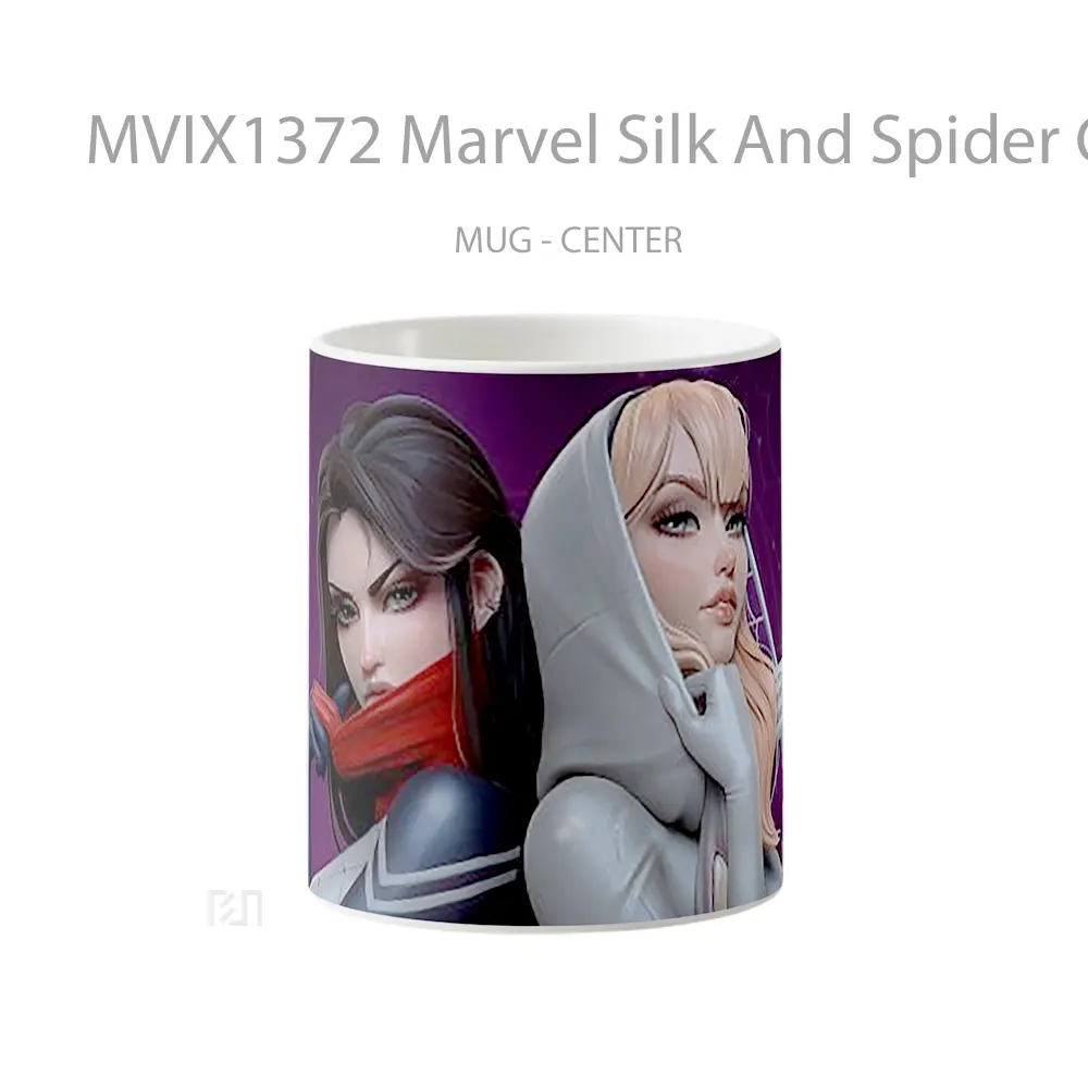 Mug Marvel Silk And Spider Gwen Gelas Superhero