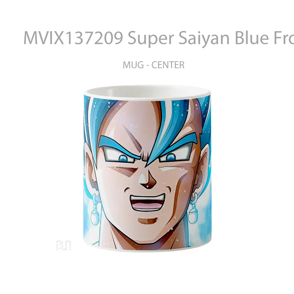 Mug Super Saiyan Blue From Dragon Ball Super Cangkir Anime