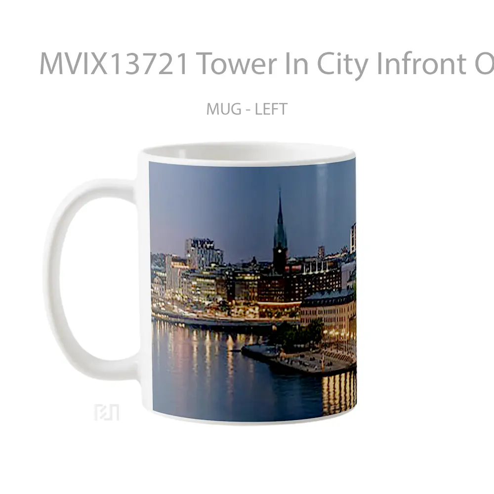 Mug Tower In City Infront Of The Sea Gelas Pemandangan Alam - Tampak Tengah