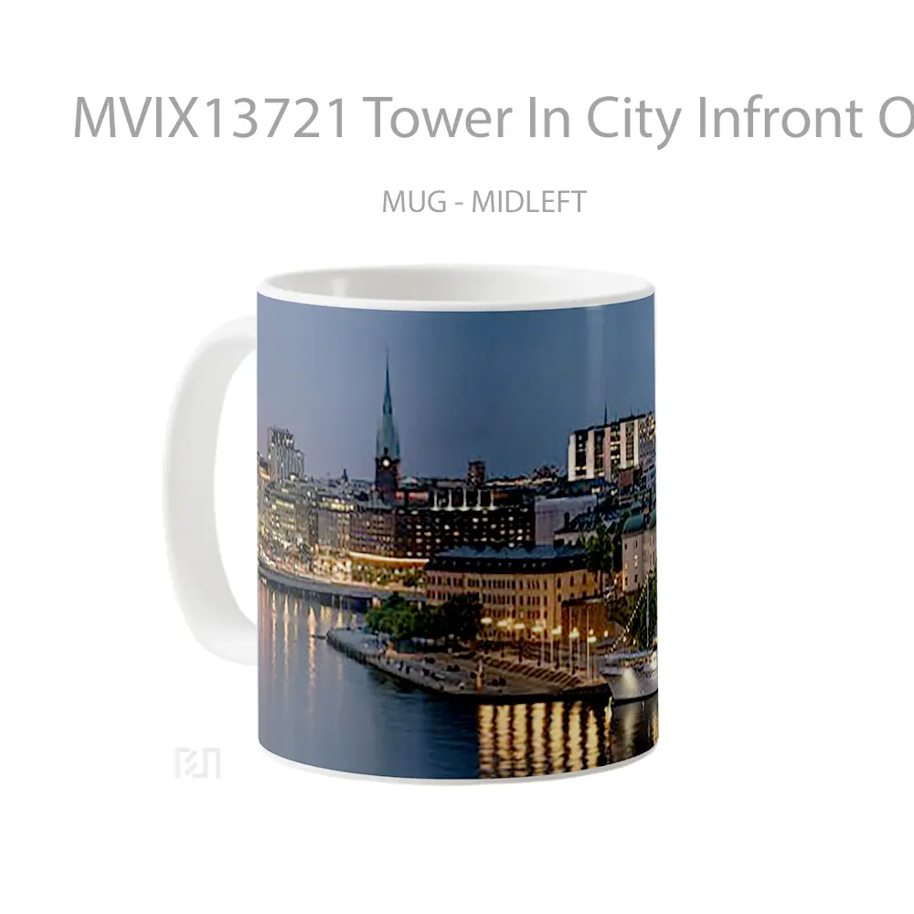 Mug Tower In City Infront Of The Sea Gelas Pemandangan Alam - Tampak Tengah