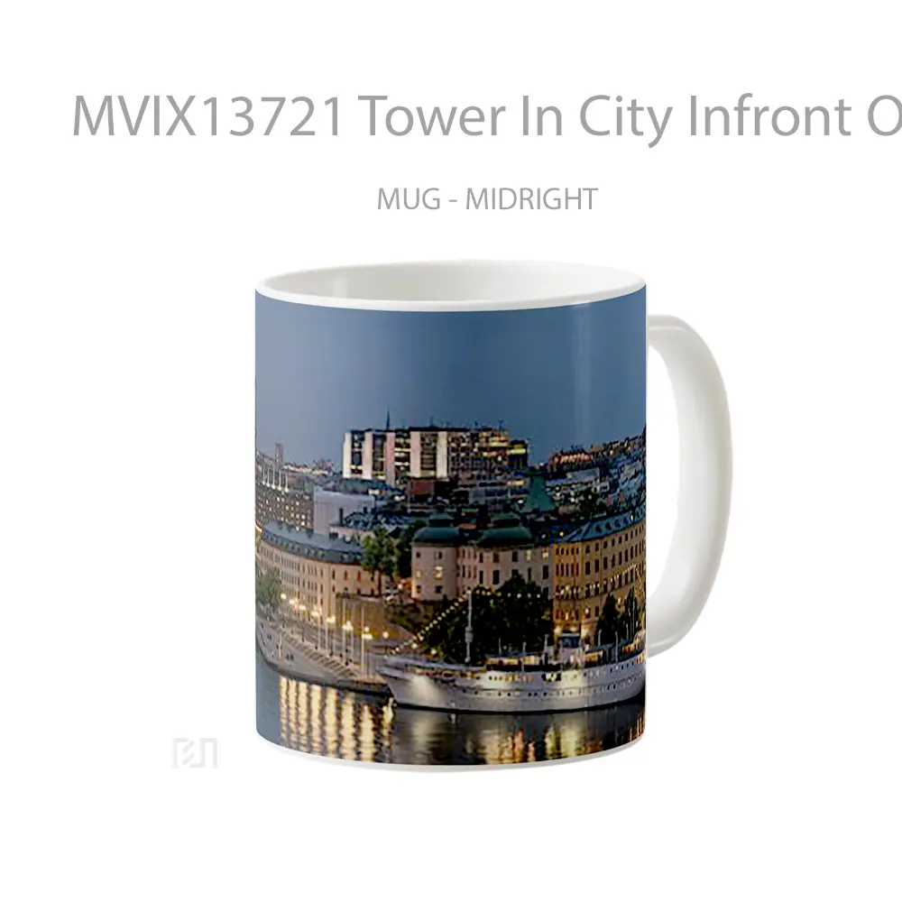 Mug Tower In City Infront Of The Sea Gelas Pemandangan Alam - Tampak Tengah