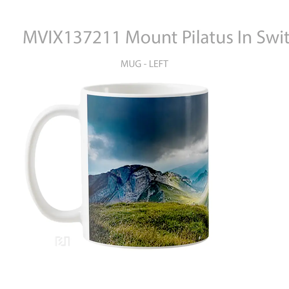 Mug Mount Pilatus In Switzerland Gelas Keramik Unik - All-side / Desain