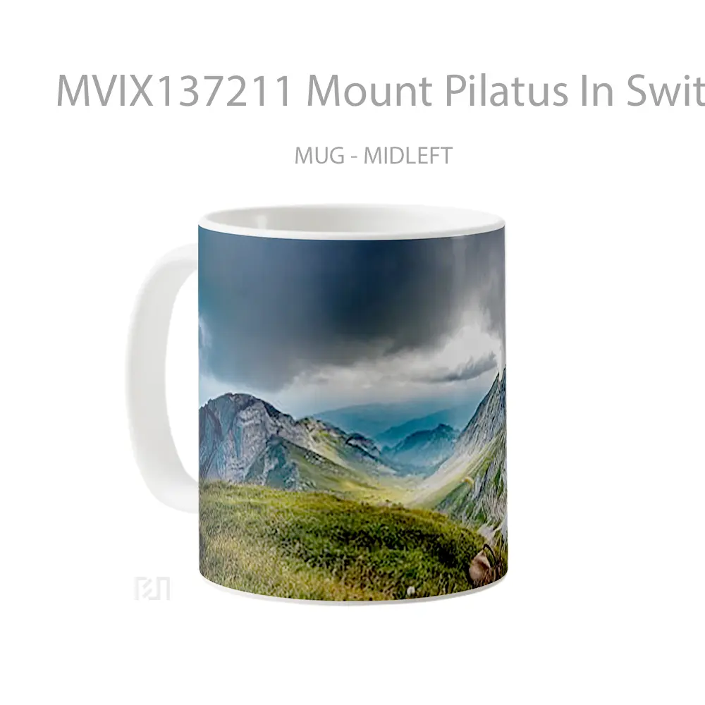 Mug Mount Pilatus In Switzerland Gelas Keramik Unik - All-side / Desain