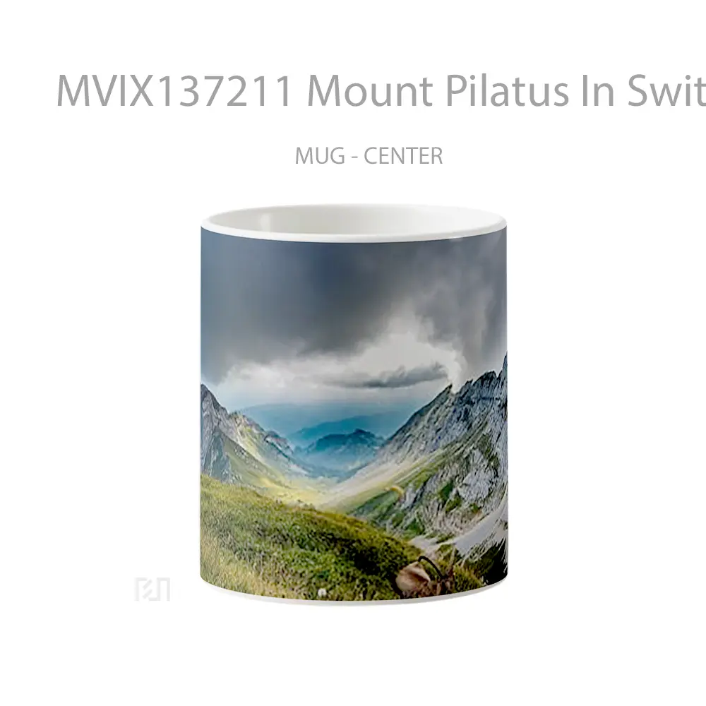 Mug Mount Pilatus In Switzerland Gelas Keramik Unik