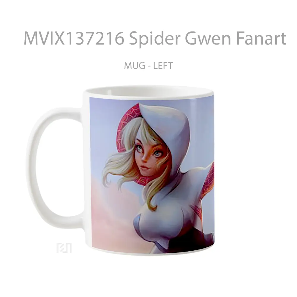 Mug Spider Gwen Fanart Gelas Keramik Unik - All-side / Desain