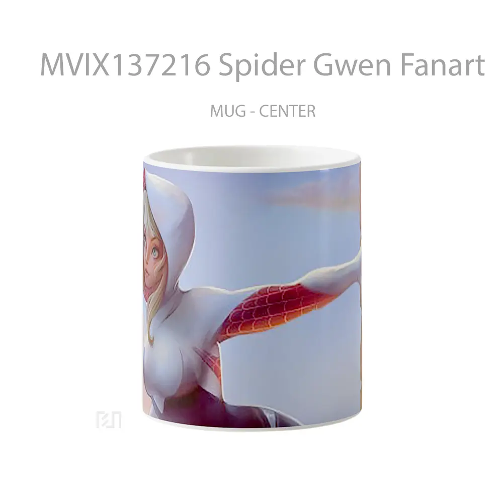 Mug Spider Gwen Fanart Gelas Keramik Unik