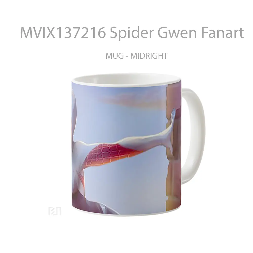 Mug Spider Gwen Fanart Gelas Keramik Unik - All-side / Desain