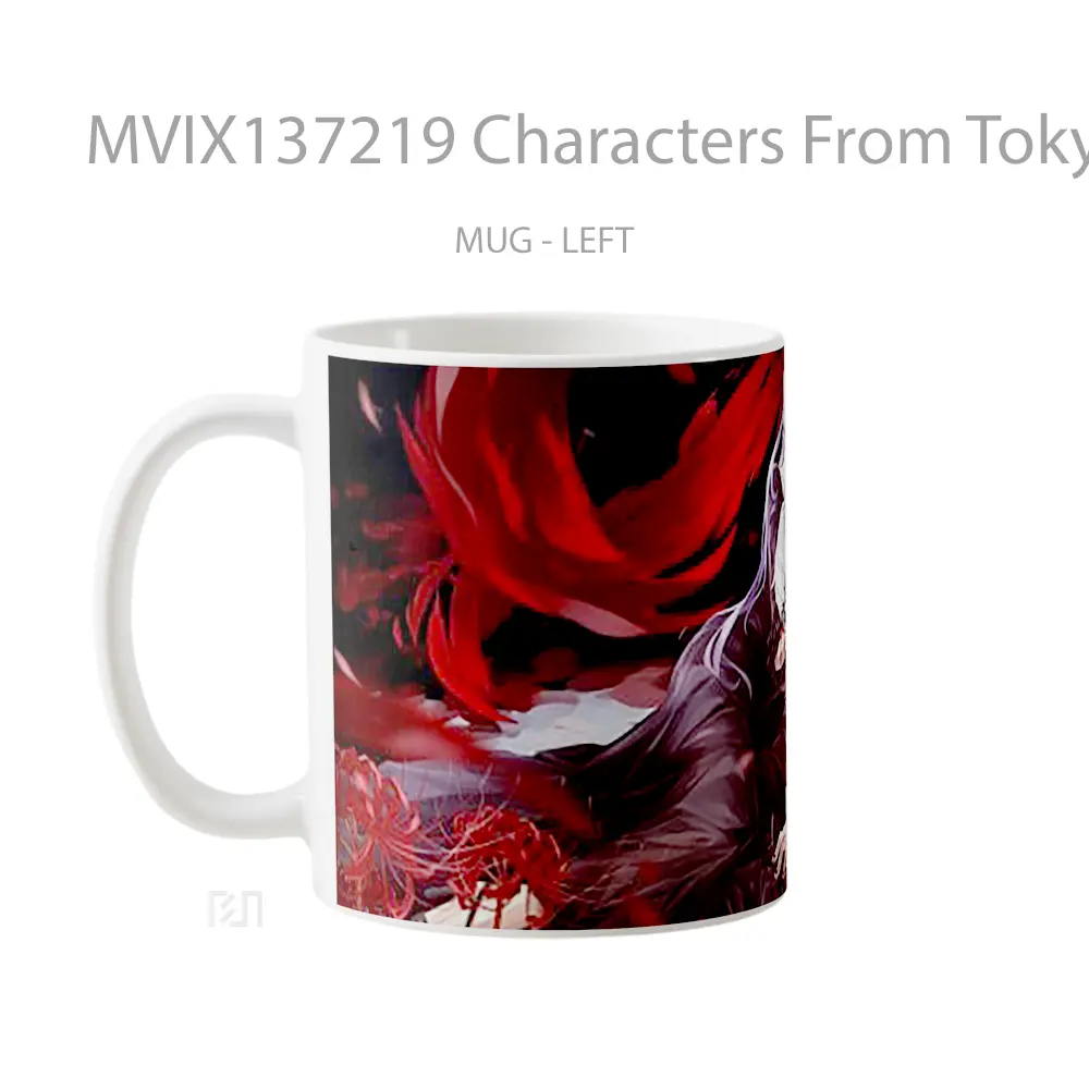 Mug Characters From Tokyo Ghoul Cangkir Anime - All-side / Desain