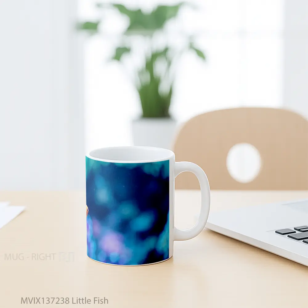 Mug Little Fish Gelas Hewan Lucu - All-side / Desain