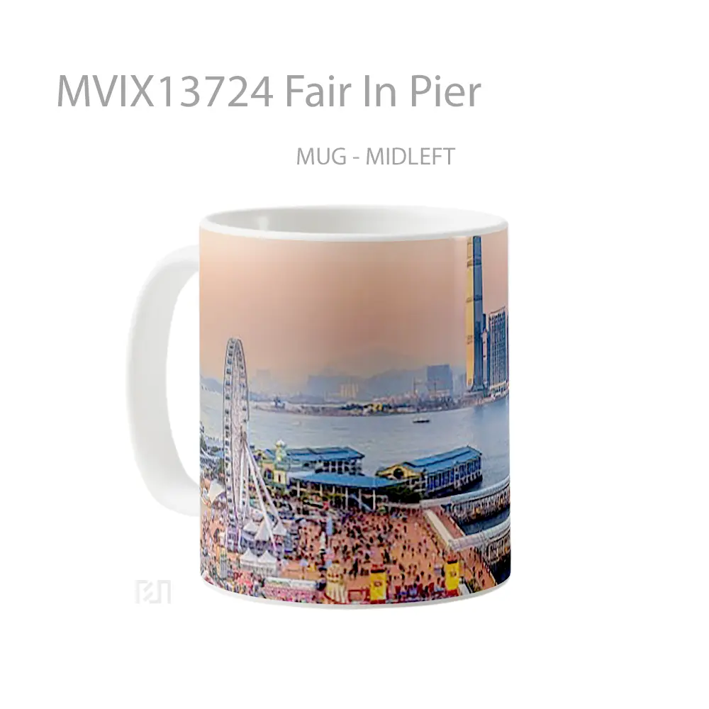 Mug Fair In Pier Gelas Keramik Unik - All-side / Desain