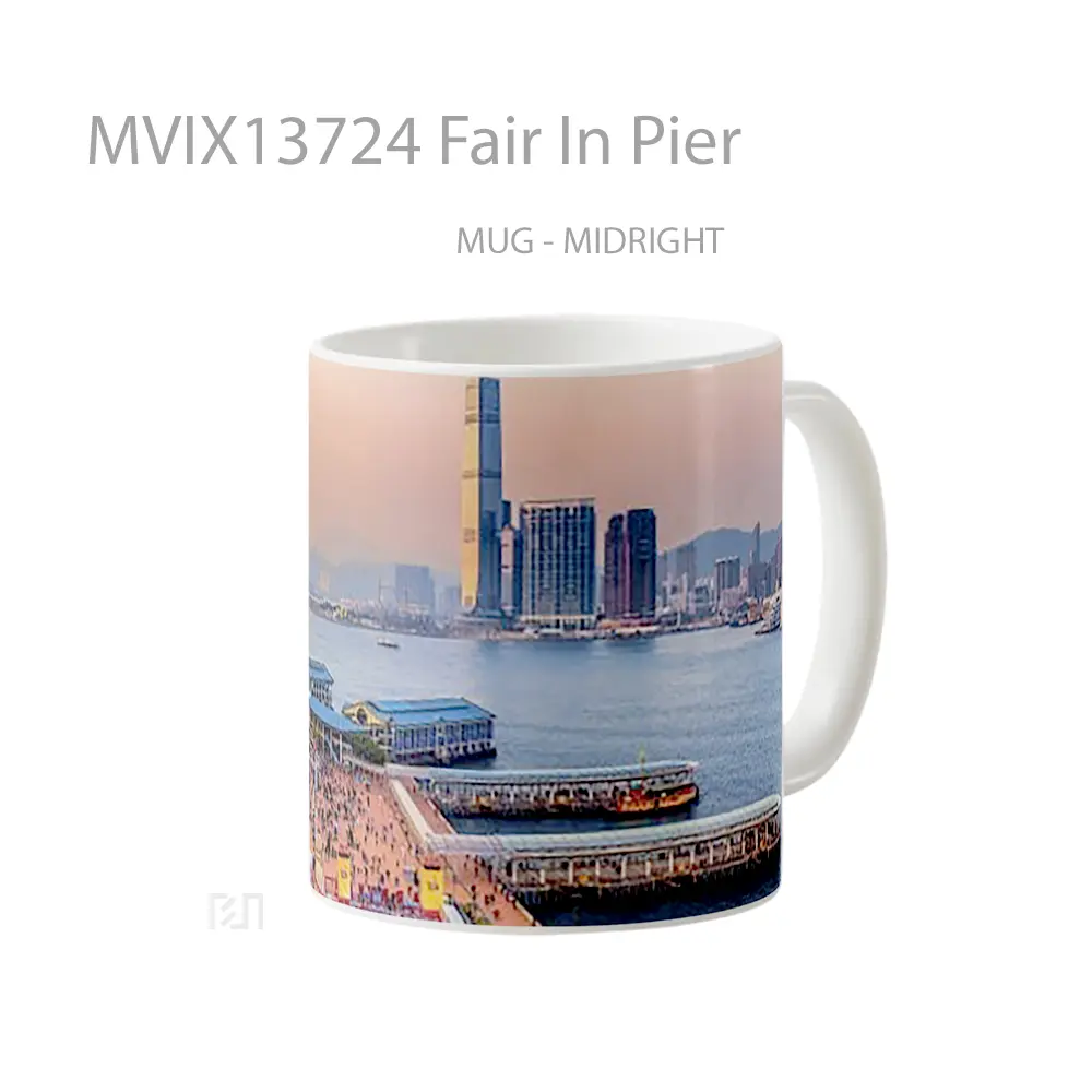Mug Fair In Pier Gelas Keramik Unik - All-side / Desain
