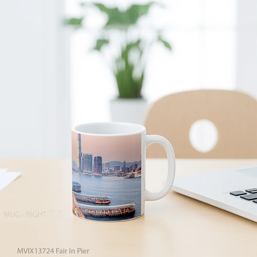 Mug Fair In Pier Gelas Keramik Unik - All-side / Desain