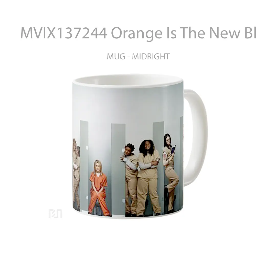 Mug Orange Is The New Black Gelas Keramik Unik - All-side / Desain