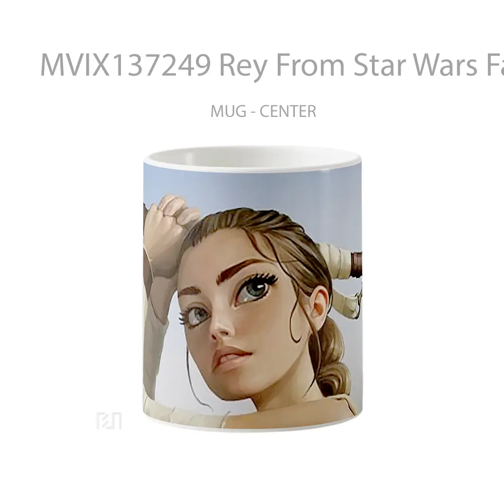 Mug Rey From Star Wars Fanart V2 Gelas Star Wars