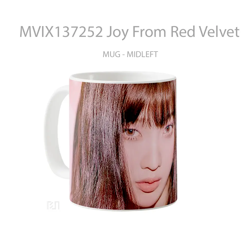 Mug Joy From Red Velvet Gelas Keramik Unik - All-side / Desain