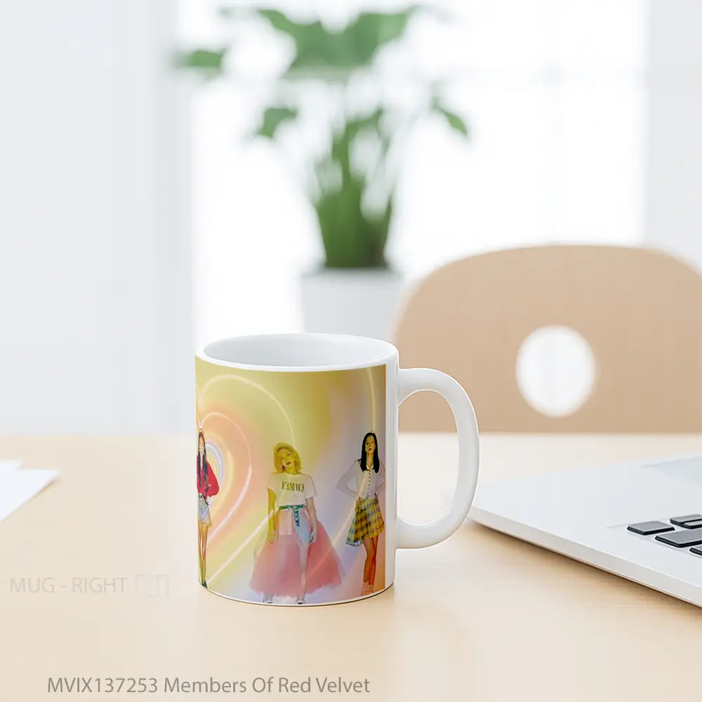 Mug Members Of Red Velvet Gelas Keramik Unik - All-side / Desain