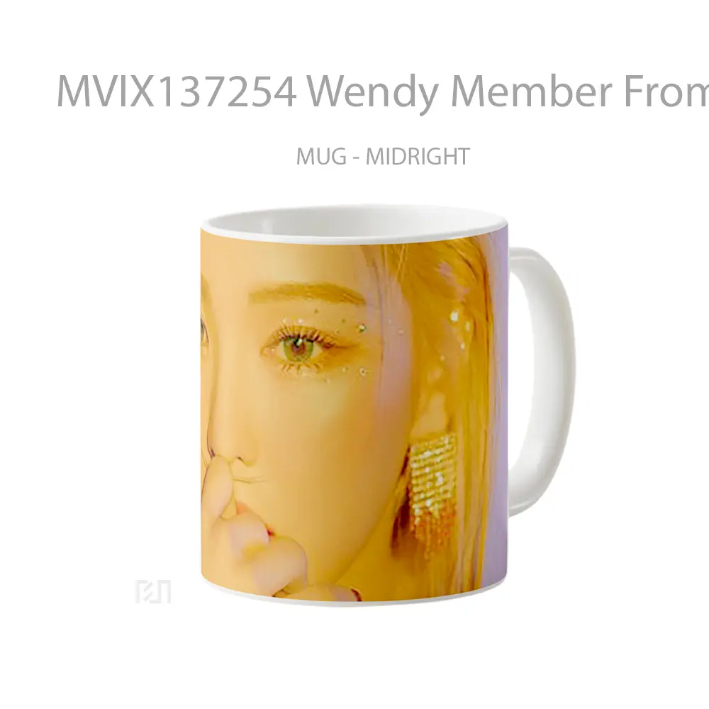 Mug Wendy Member From Red Velvet Gelas Keramik Unik - All-side / Desain